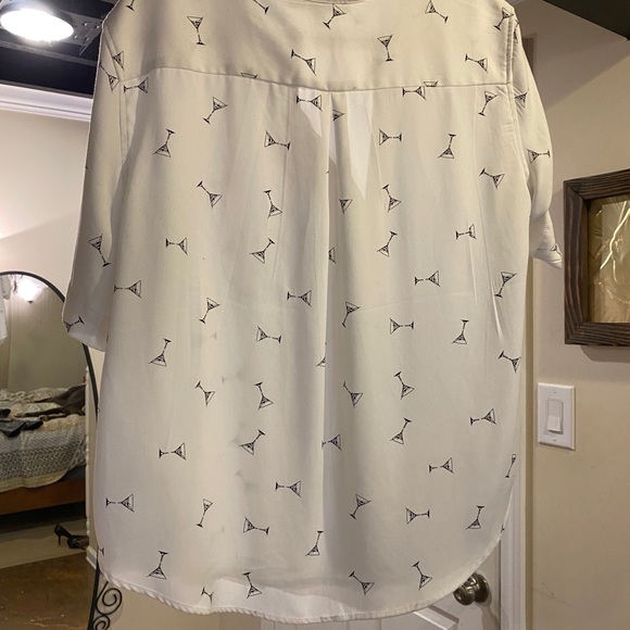 Martini print top - Picture 4 of 5